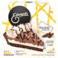 Edwards Pie, Chocolate Creme, 25 Ounce