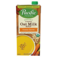 Pacific Foods Soup, Organic, Oat Milk, Cumin Carrot, Creamy, 32 Fluid ounce