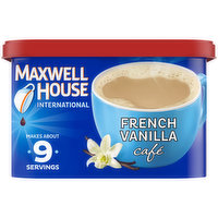 Maxwell House International French Vanilla Cafe-Style Instant Coffee Beverage Mix, 8.4 Ounce