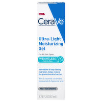 CeraVe Moisturizing Gel, Ultra-Light, 1.75 Fluid ounce