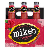 Mike's Beer, Malt Beverage, Premium, Hard Black Raspberry Lemonade, 6 Each