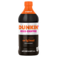 Dunkin' Coffee Beverage, Original, Iced Coffee, 48 Fluid ounce