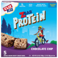 Zbar Protein Snack Bars, Chocolate Chip, 5 Each