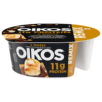 Oikos Yogurt & Mix-Ins, Nonfat, S'Mores, 4.5 Ounce