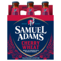 Samuel Adams Beer, Ale, Cherry Wheat, 1 Each