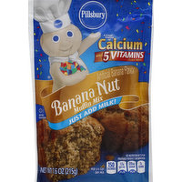 Pillsbury Muffin Mix, Banana Nut, 7.6 Ounce