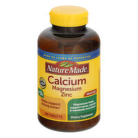 Nature Made Calcium Magnesium Zinc, Tablets, Value Size, 300 Each