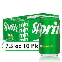 Sprite Lemon Lime Soda, Mini, 10 Each