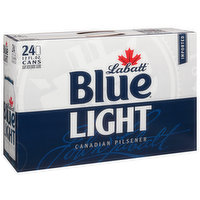 Labatt Blue Beer, Light, Canadian Pilsener, Imported, 24 Each
