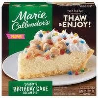 Marie Callender's Confetti Birthday Cake Cream Pie Frozen Dessert, 25 Ounce