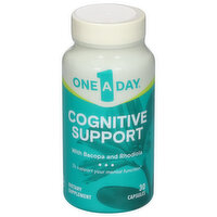 One A Day Cognitive Support, with Bacopa and Rhodiola, 30 Each