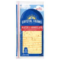 Crystal Farms Cheese, Jalapeno & Habanero Jack, 10 Each