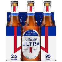 Michelob Ultra Beer, Superior Light, 6 Pack, 6 Each