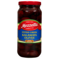 Mezzetta Olives, Kalamata, Pitted, Greek, 9.5 Ounce