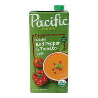 Pacific Foods Organic Roasted Red Pepper and Tomato Soup, 32 Fluid ounce