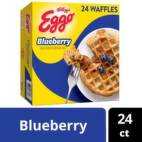 Eggo Frozen Waffles, Blueberry, Family Pack, 29.6 Ounce
