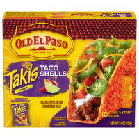 Old El Paso Stand 'n Stuff Taco Shells, Hot Chili Pepper and Lime, 10 Each