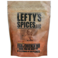 Lefty's Spices Fish N’ Chicken Mix, Spicy, 16 Ounce