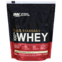 Optimum Nutrition  Gold Standard Protein Powder Drink Mix, 100% Whey, Vanilla Ice Cream, 1.5 Pound