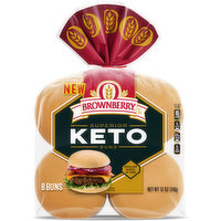 Brownberry Brownberry Keto Hamburger Buns, 8 count, 12 oz, 12 Ounce