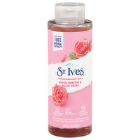 St. Ives Body Wash, Rose Water & Aloe Vera, Refreshing, 16 Fluid ounce