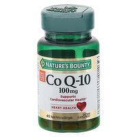 Nature's Bounty CoQ-10, 100 mg, Rapid Release Softgels, 45 Each