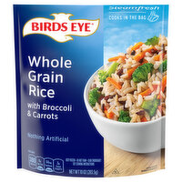 Birds Eye Steamfresh Whole Grain Rice with Broccoli and Carrots Frozen Rice, 10 Ounce