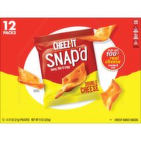 Cheez-It Cheese Cracker Chips, Double Cheese, 12 Each