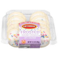 Lofthouse Sugar Cookies, Frosted, 13.5 Ounce