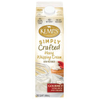 Kemps Simply Crafted Heavy Whipping Cream, Simply Crafted, 1 Quart