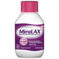 MiraLAX Laxative, Osmotic, Unflavored, Powder, 8.3 Ounce
