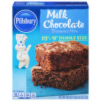 Pillsbury Brownie Mix, Milk Chocolate, Family Size, 18.4 Ounce