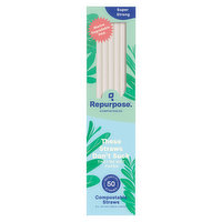 Repurpose Straws, Compostable, Super Strong, 50 Each