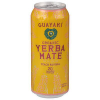 Guayaki Yerba Mate, Organic, Peach Revival, 15.5 Fluid ounce