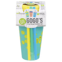 Reduce Gogo’s Straw Tumbler, Ages 3+, 3 Pack Set, 3 Each