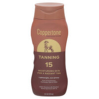 Coppertone Sunscreen Lotion, Tanning, Broad Spectrum SPF 15, 8 Fluid ounce