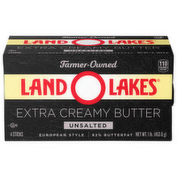 Land O Lakes Extra Creamy Unsalted Butter Sticks, 1 Pound