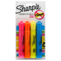 Sharpie Highlighter, Assorted, 4 Each