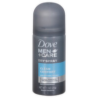 Dove Men+Care Antiperspirant, Clean Comfort, Dry Spray, 1 Ounce