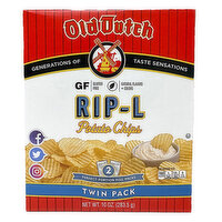 Old Dutch Foods Rip-L Potato Chips Twin Pack