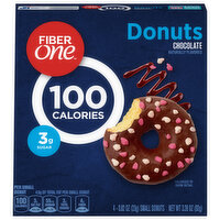 Fiber One Donuts, Chocolate, 4 Each