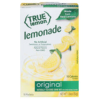 True Lemon Drink Mix, Lemonade, Original, 10 Each