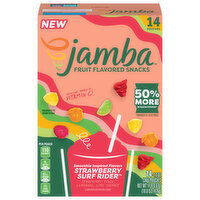 Jamba Fruit Flavored Snacks, Strawberry Surf Rider, 14 Each