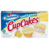 Hostess Cupcakes, Iced Lemon, 8 Each