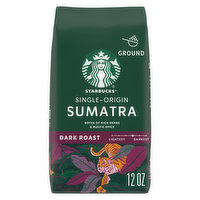 Starbucks Ground Coffee, Sumatra Dark Roast, 12 Ounce