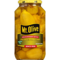 Mt Olive Pickles, Pepperoncini, Delicatessen Style, 32 Ounce