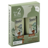 Suave Professionals Shampoo & Conditioner, Almond + Shea Butter, 2 Each