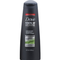 Dove Men + Care Shampoo + Conditioner, Fortifying, Elements, 12 Ounce