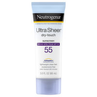 Neutrogena Ultra Sheer Sunscreen, Dry-Touch, Broad Spectrum SPF 55, 3 Fluid ounce