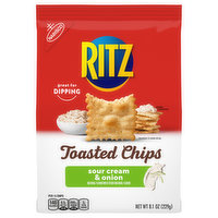 Ritz Sour Cream & Onion Toasted Chips, 8.1 Ounce